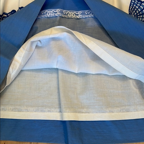 Lilly Pulitzer Embellished White and Blue Casual Sundress - Picture 5 of 5